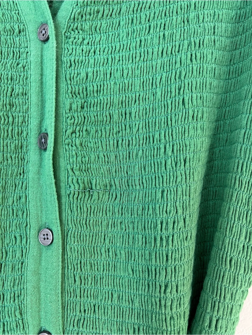 Boden Amber Paradise Green Double Cloth Midi Dress Women's 8R 100% Cotton - Picture 9 of 9